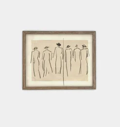 Abstract Figures Framed Print