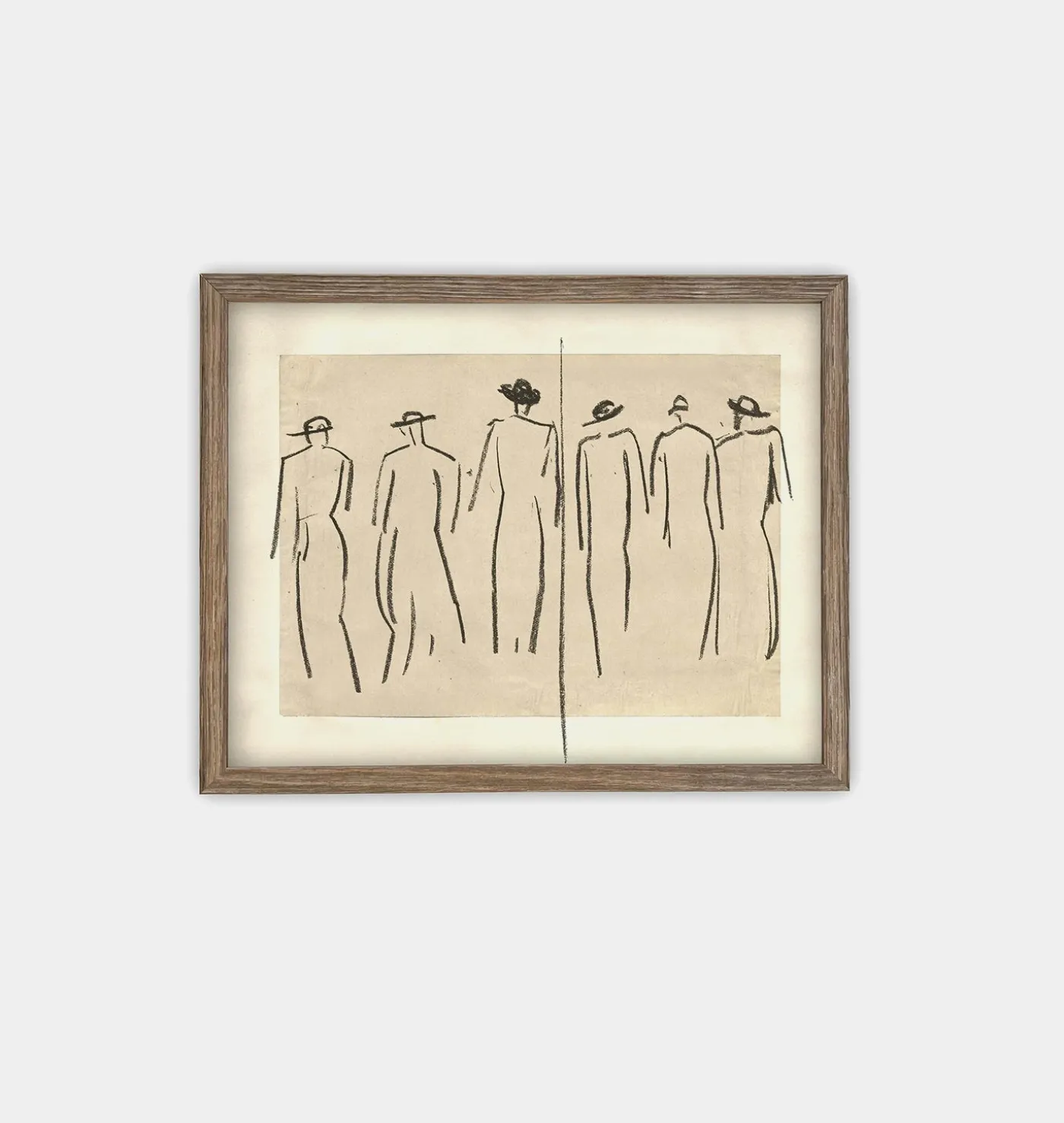 Abstract Figures Framed Print