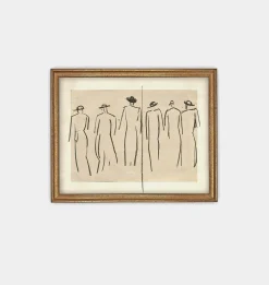 Abstract Figures Framed Print