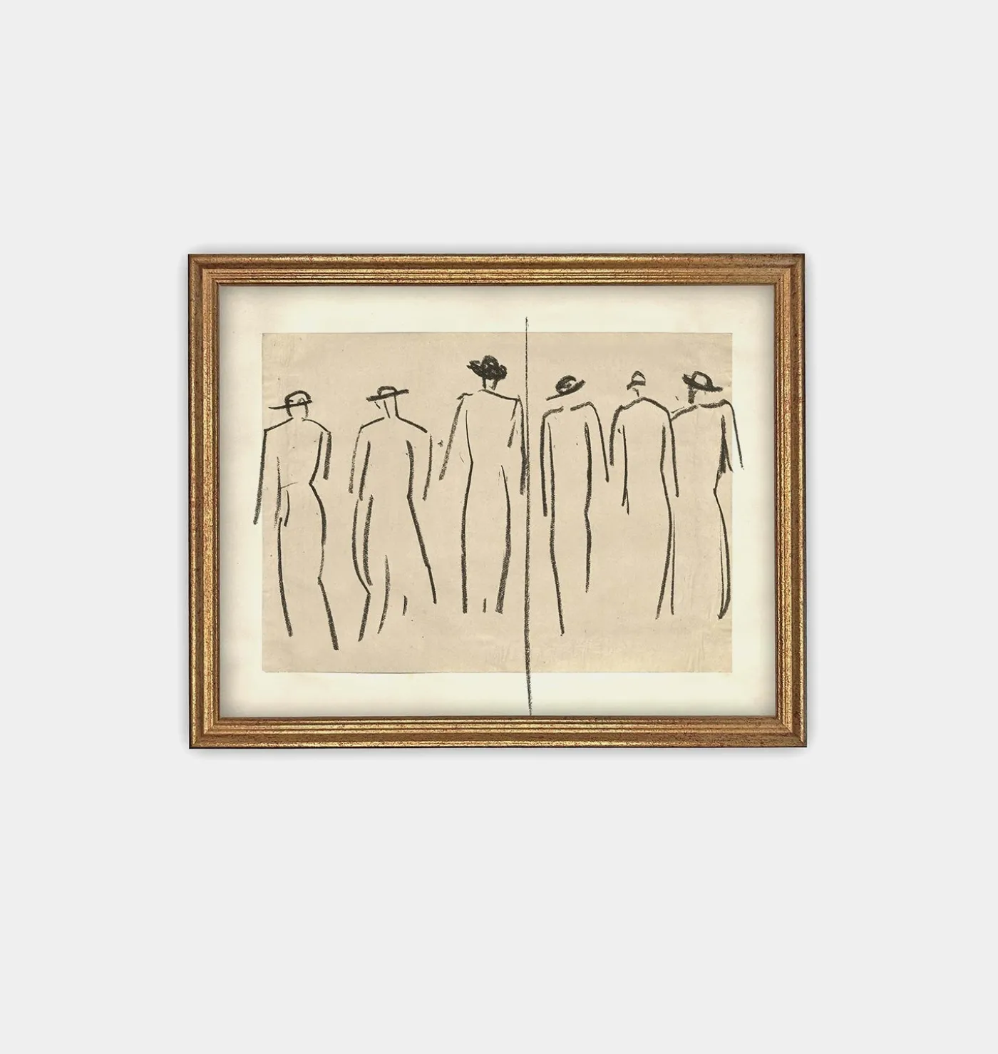 Abstract Figures Framed Print