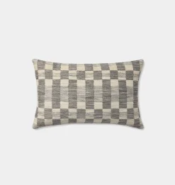 Adams Pillow Charcoal / Ivory