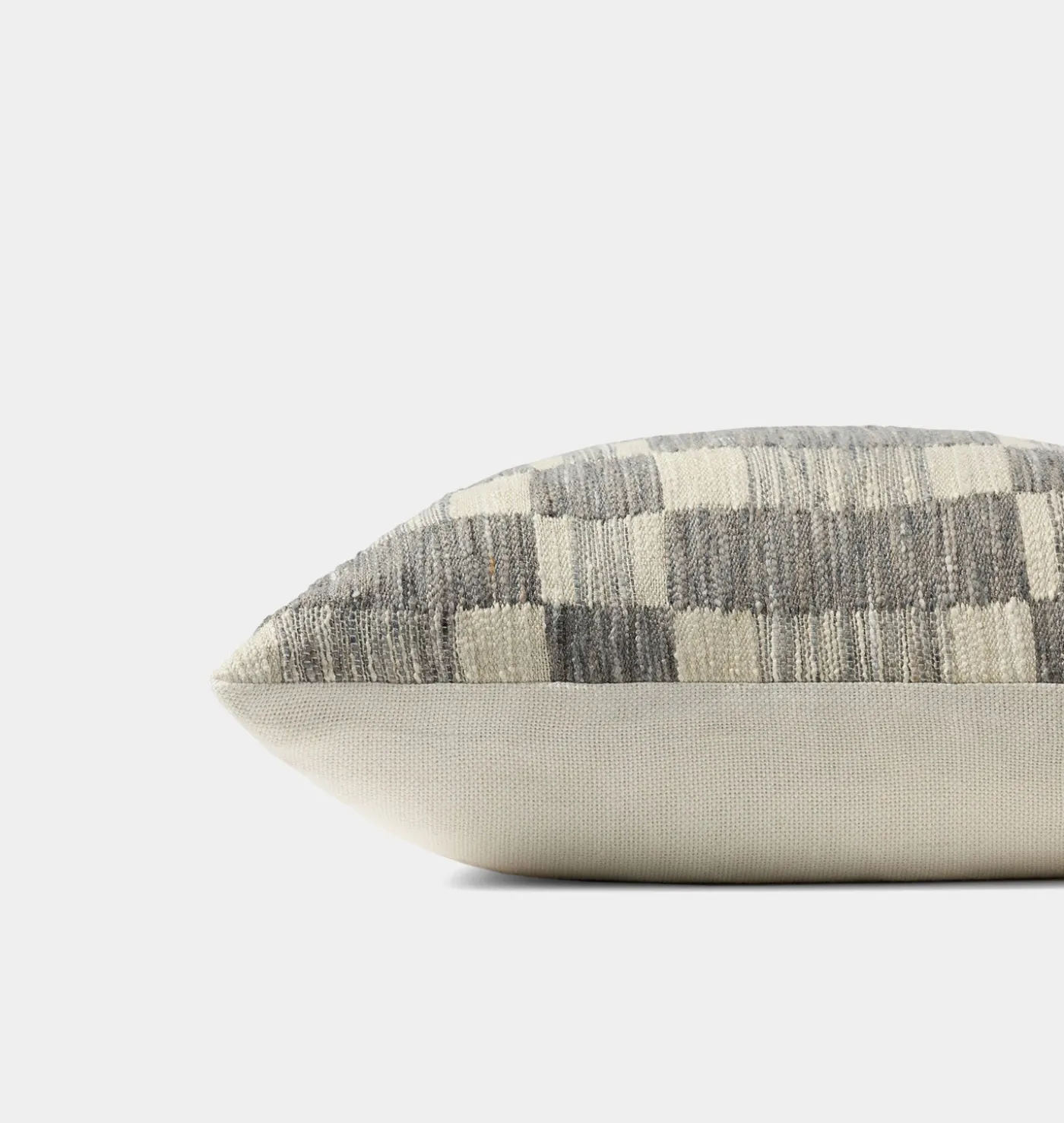 Adams Pillow Charcoal / Ivory