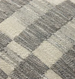 Adams Pillow Charcoal / Ivory