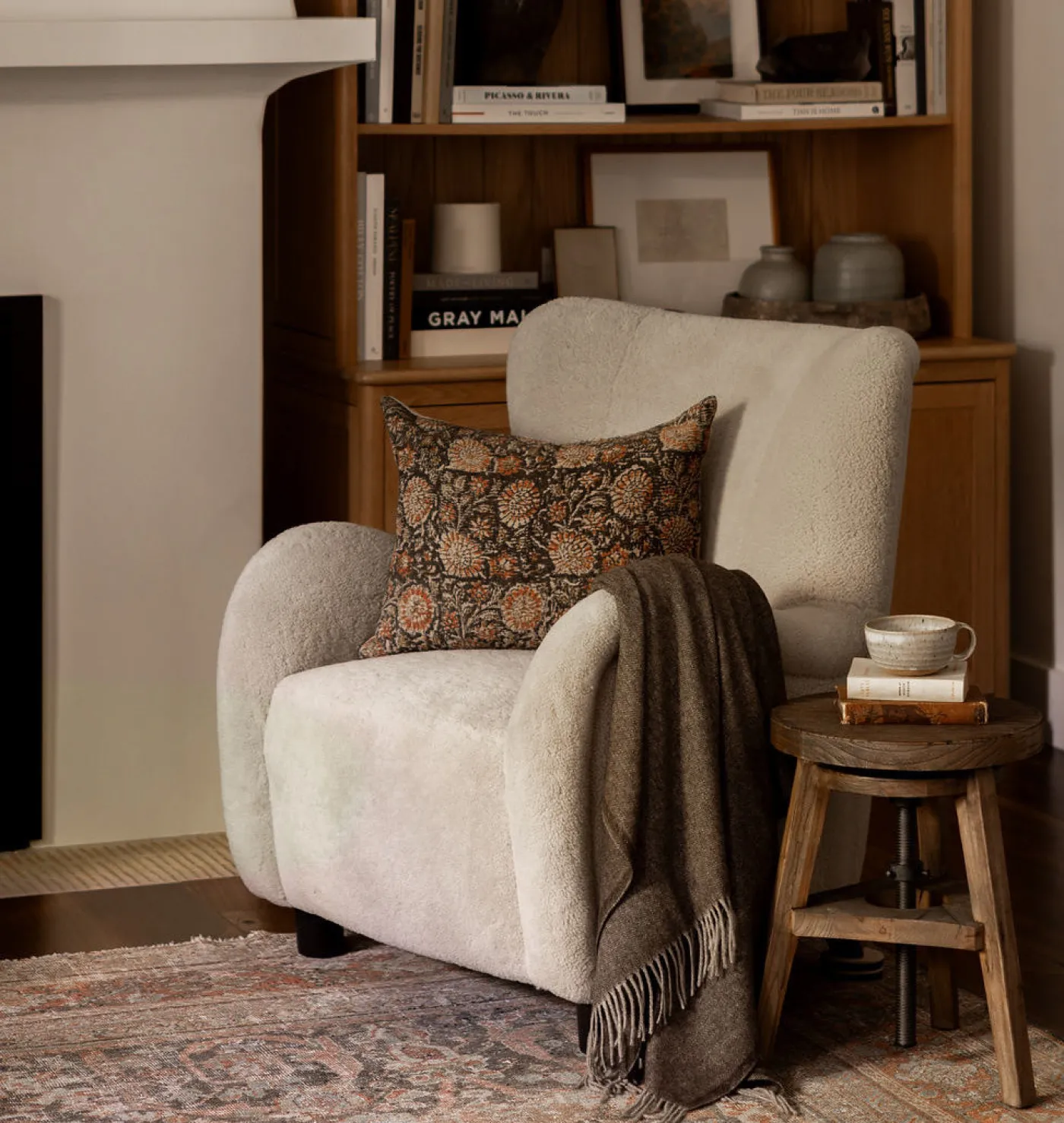 Addy Pedestal Accent Stool