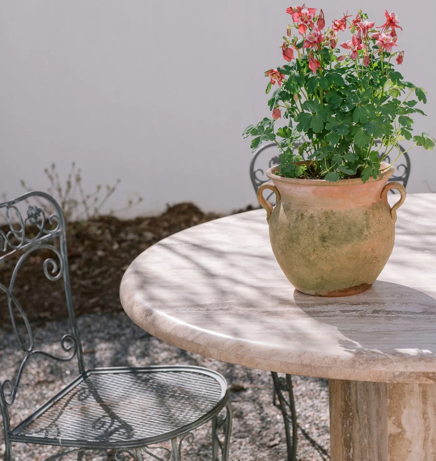 Aged Terracotta Urn