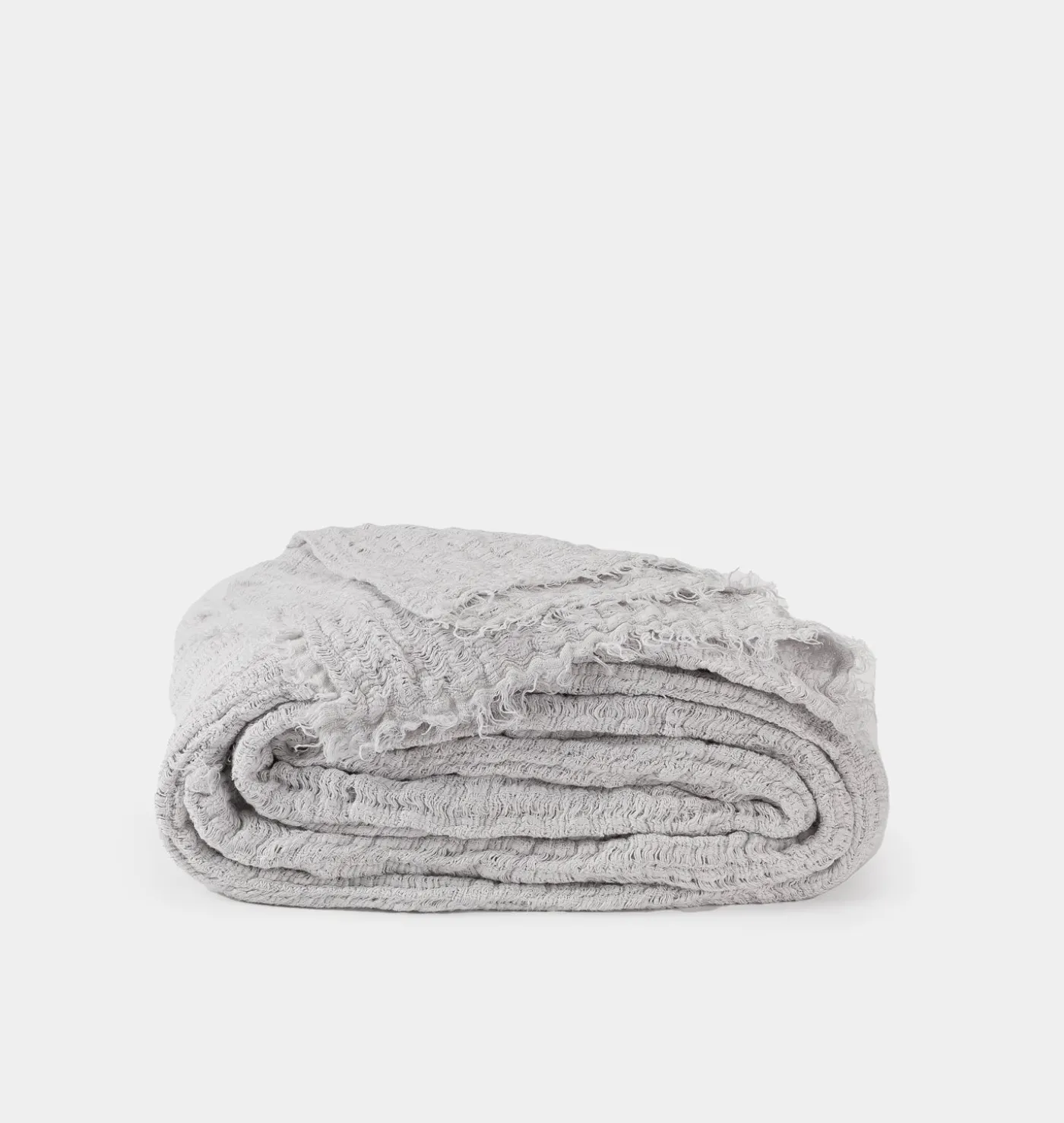 Alba Crushed Linen Blanket