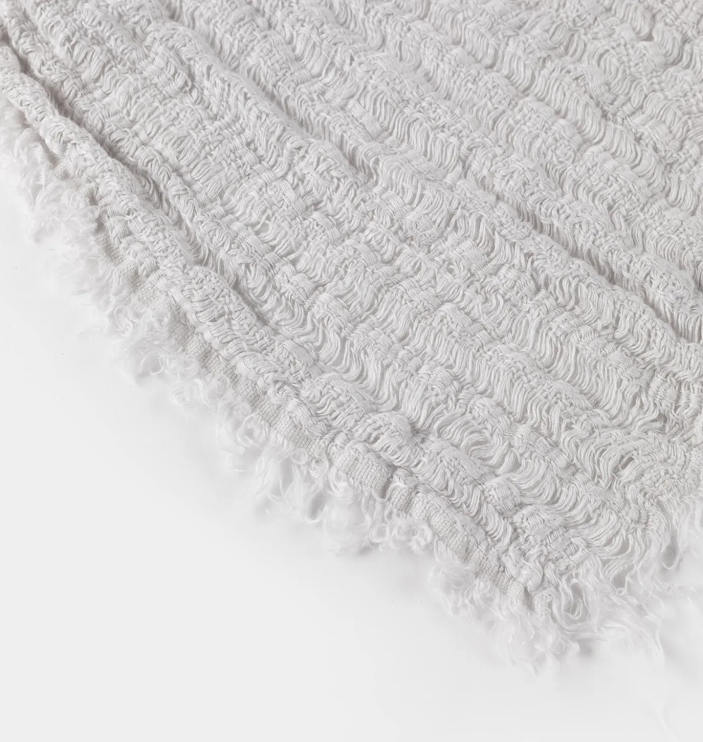 Alba Crushed Linen Blanket