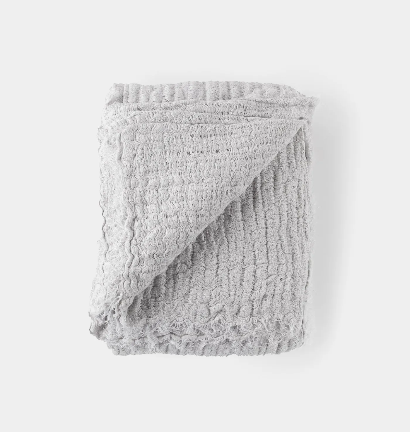 Alba Crushed Linen Blanket