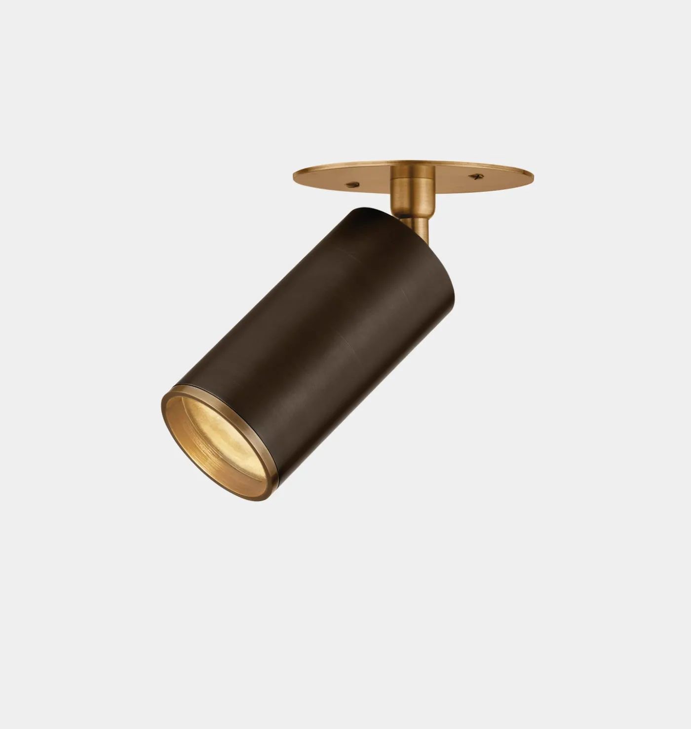 Albion Flush Mount Brass