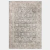 Alie ALE-05 Charcoal / Beige Area Rug