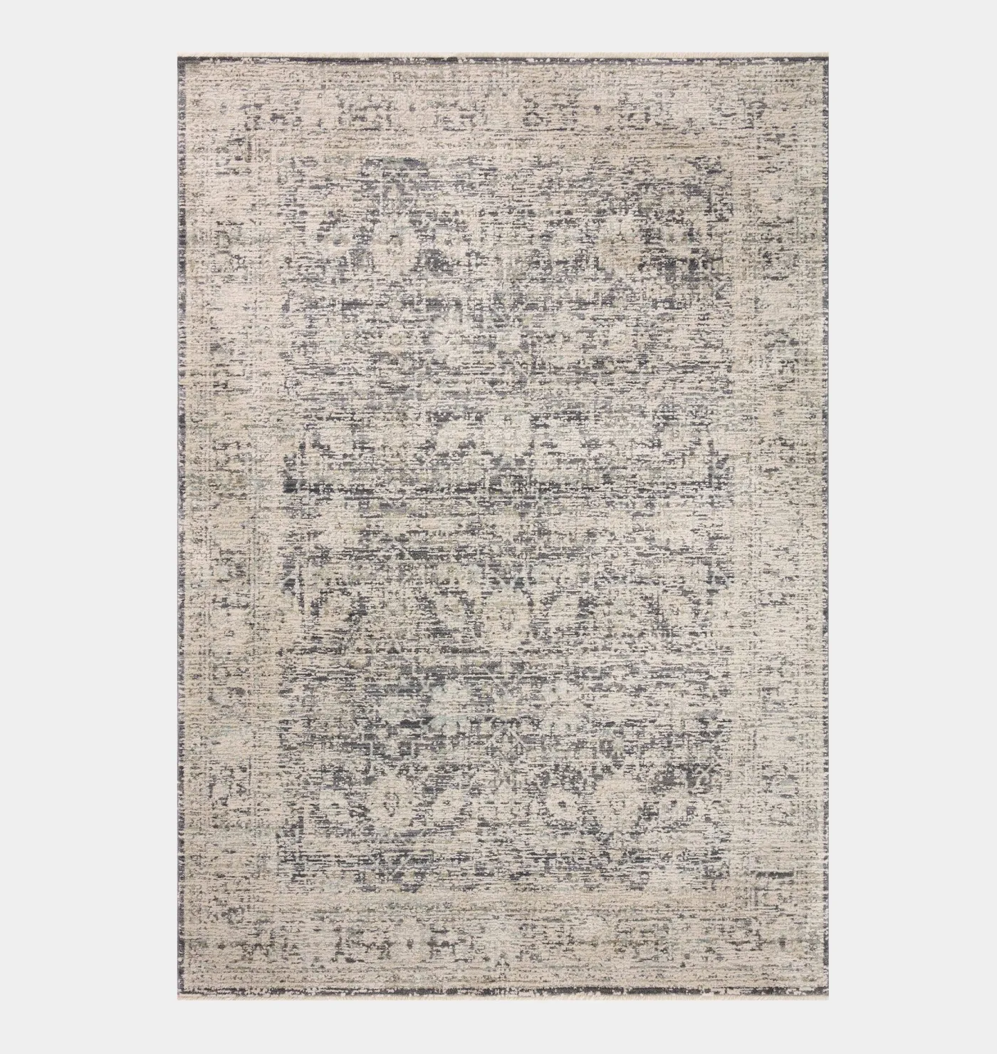 Alie ALE-05 Charcoal / Beige Area Rug