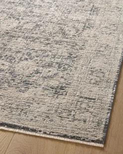 Alie ALE-05 Charcoal / Beige Area Rug