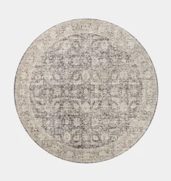 Alie ALE-05 Charcoal / Beige Area Rug