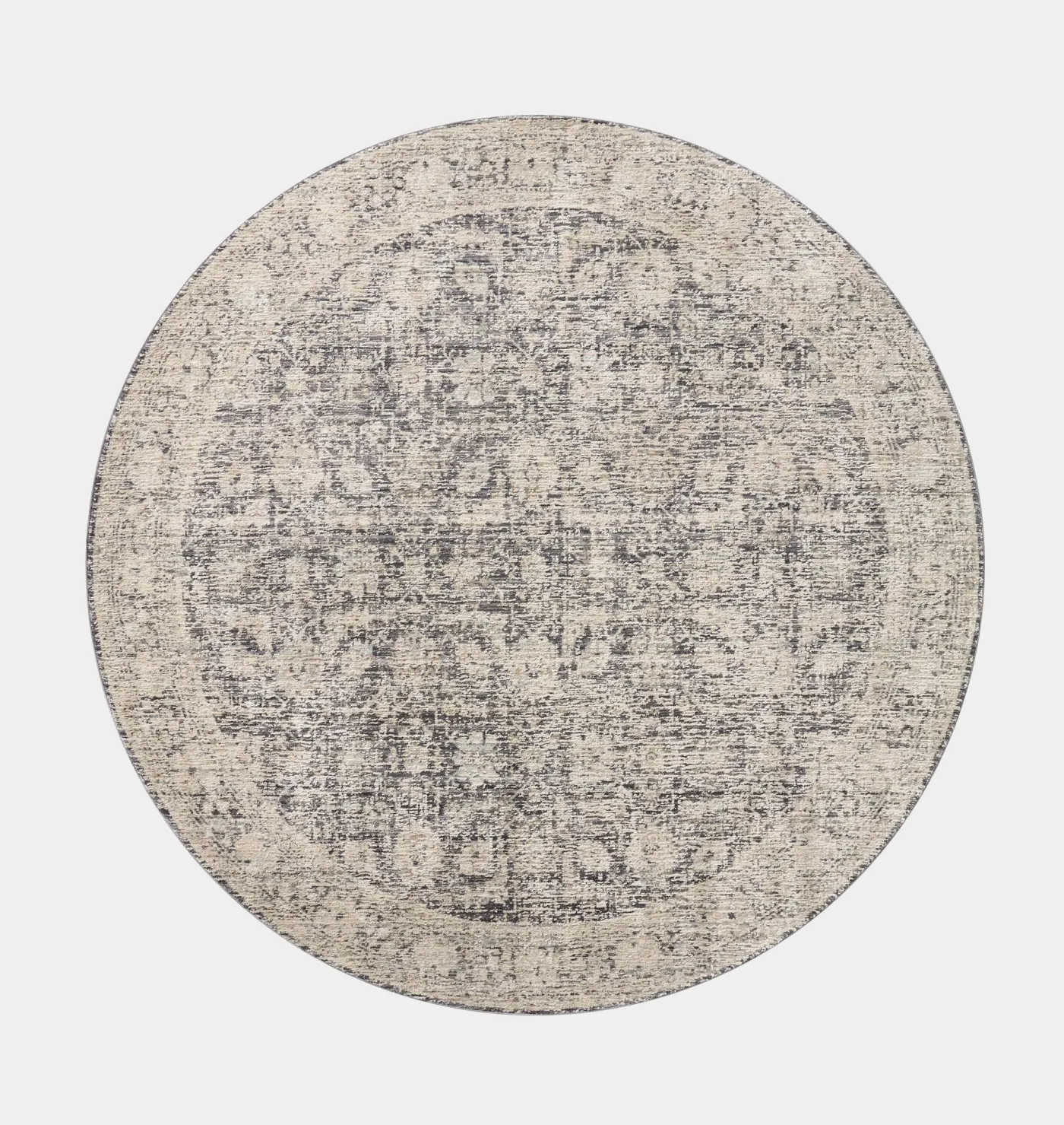 Alie ALE-05 Charcoal / Beige Area Rug