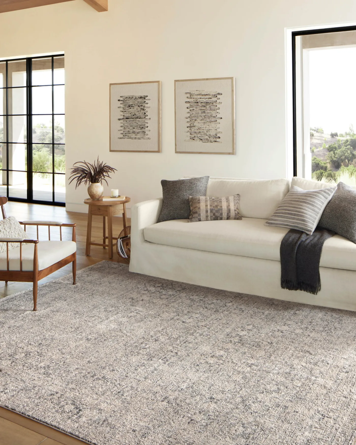 Alie ALE-01 Stone / Mist Area Rug