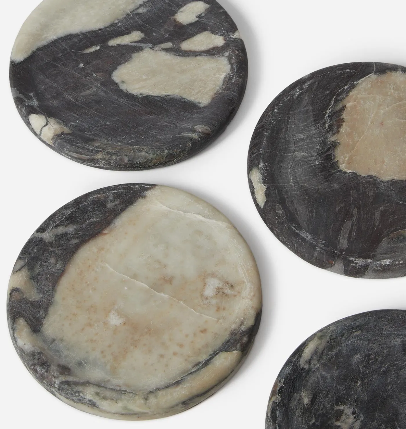 Allyn Marble Coaster Calacatta Viola S/4