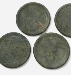 Allyn Marble Coaster Egyptian Green S/4
