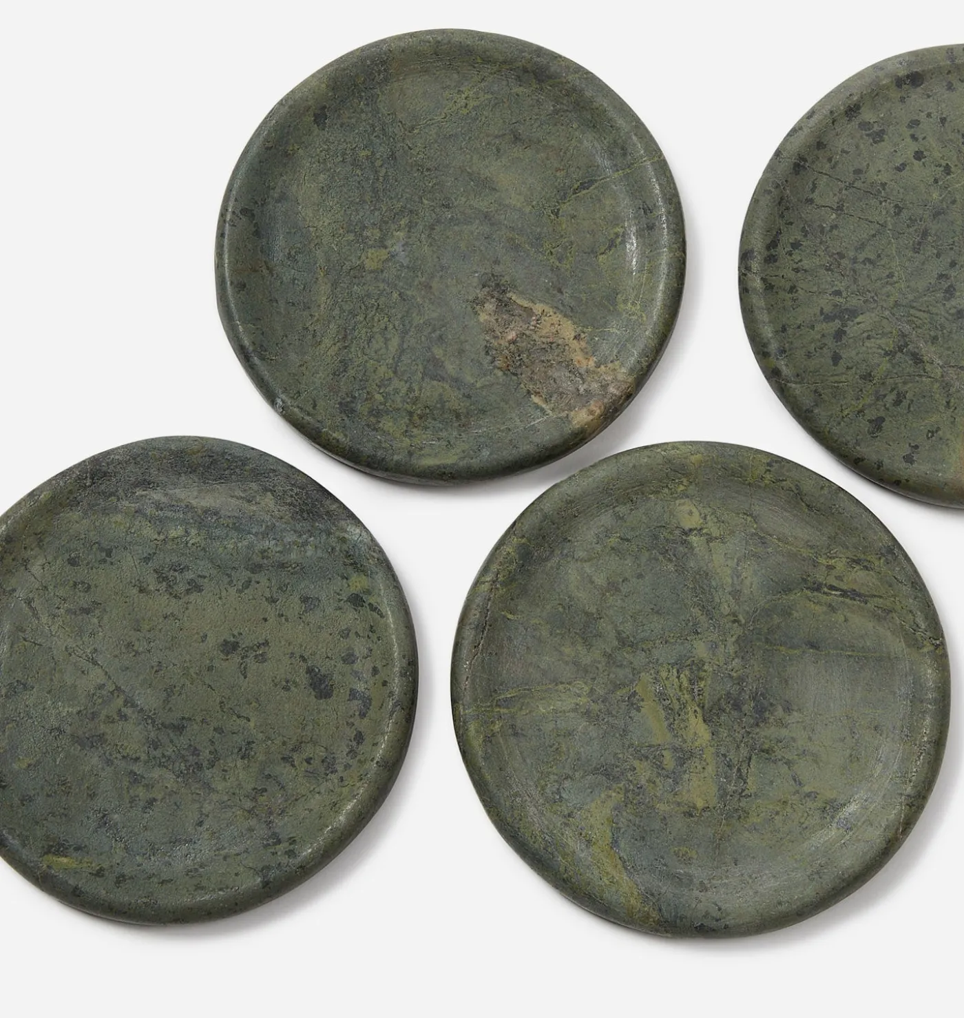 Allyn Marble Coaster Egyptian Green S/4