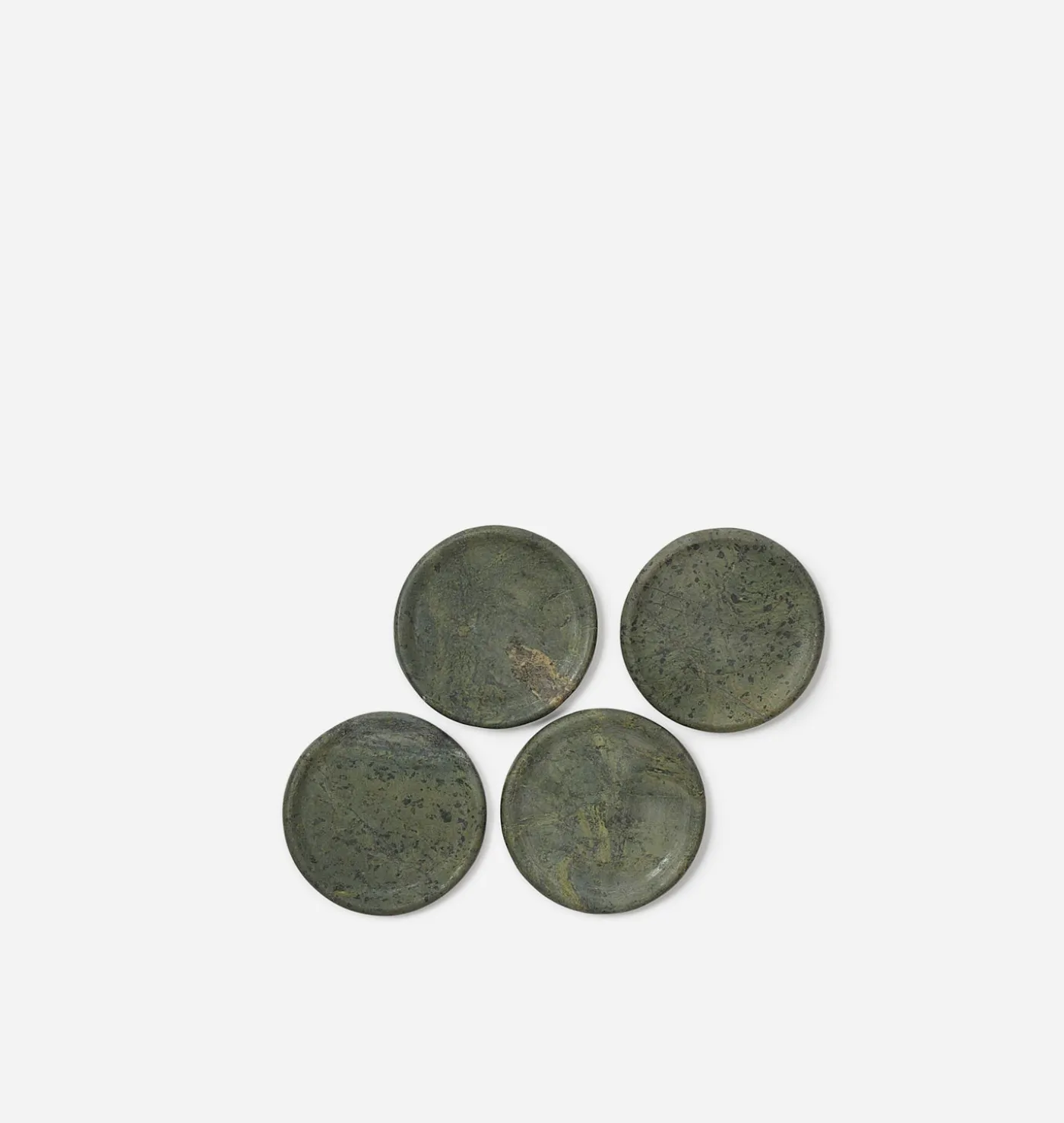 Allyn Marble Coaster Egyptian Green S/4
