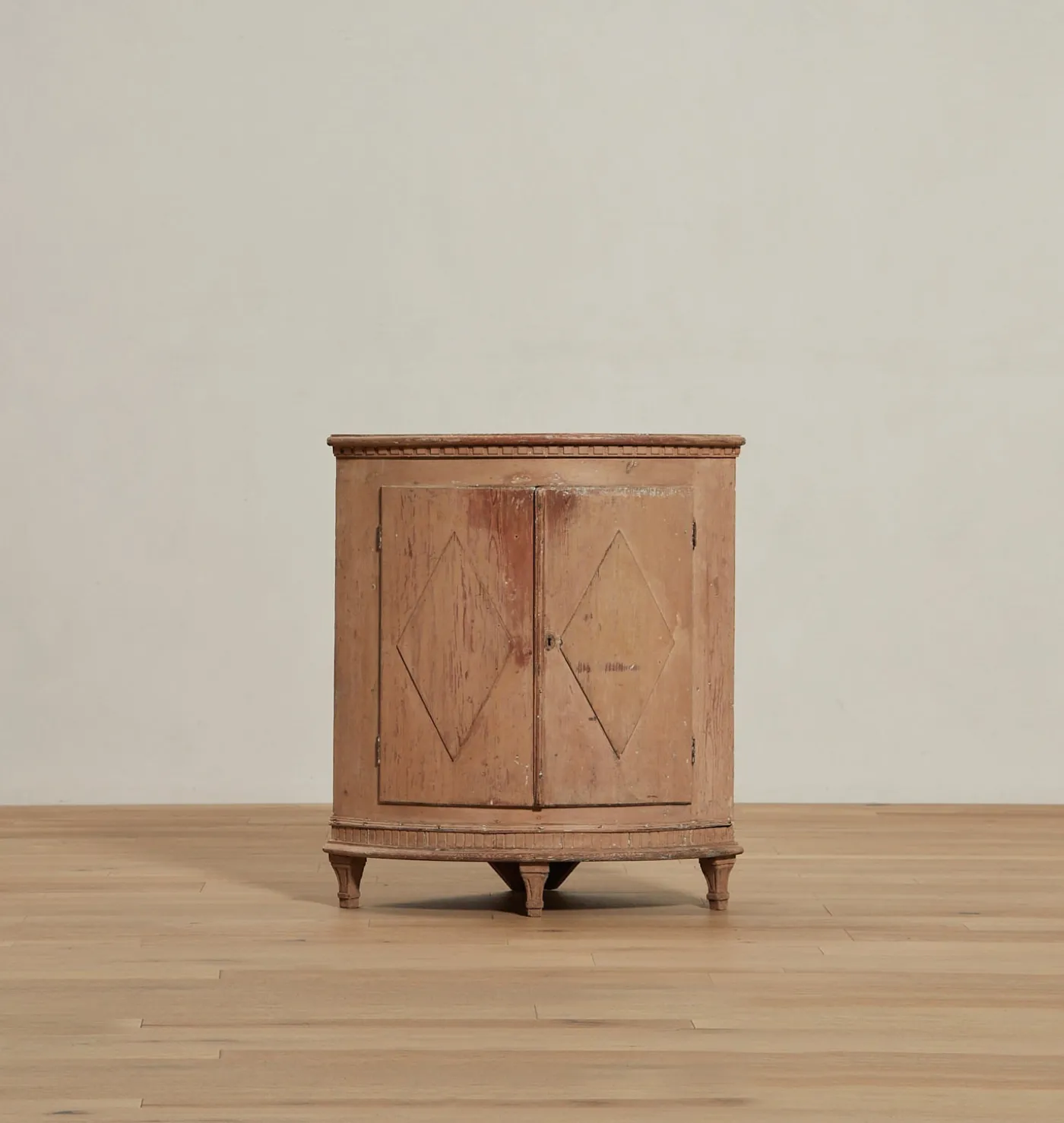 Antique Swedish Corner Cupboard