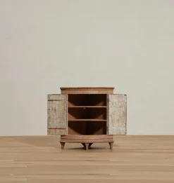 Antique Swedish Corner Cupboard