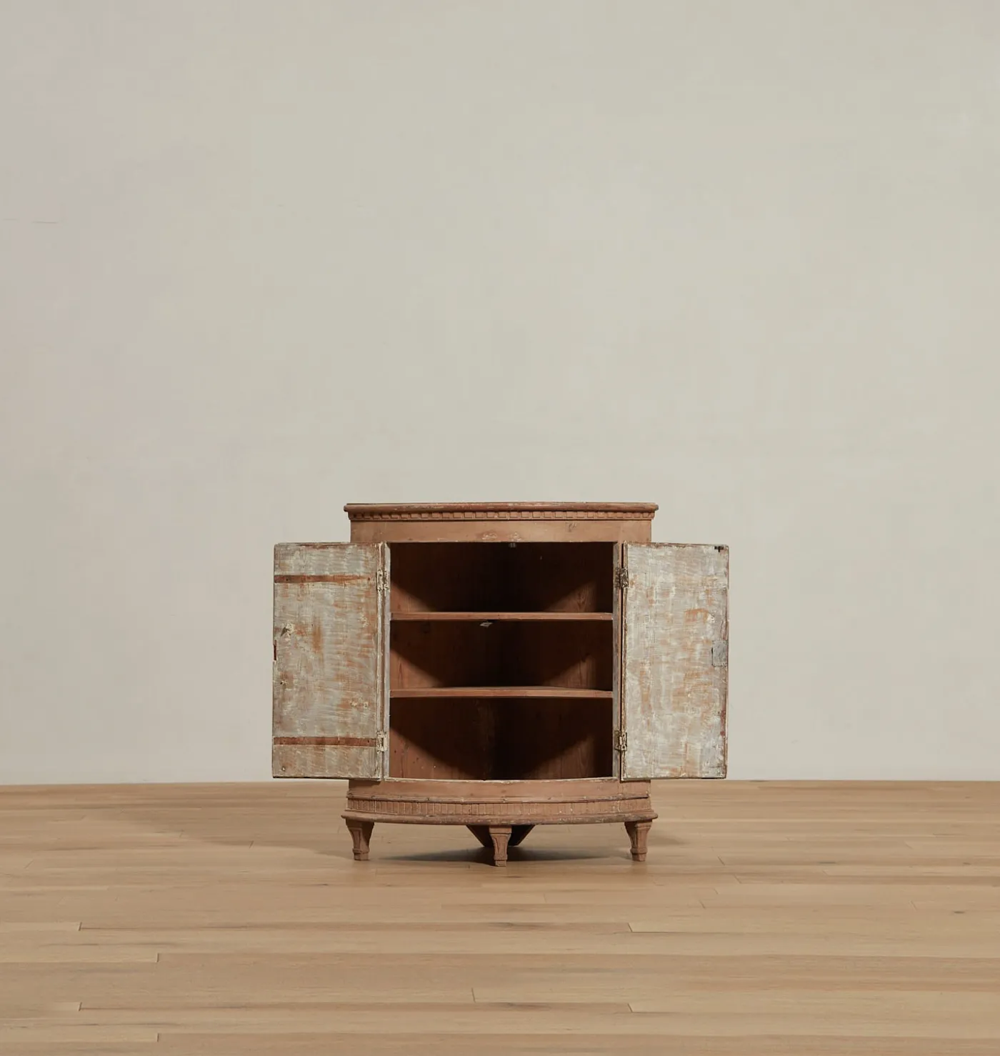 Antique Swedish Corner Cupboard