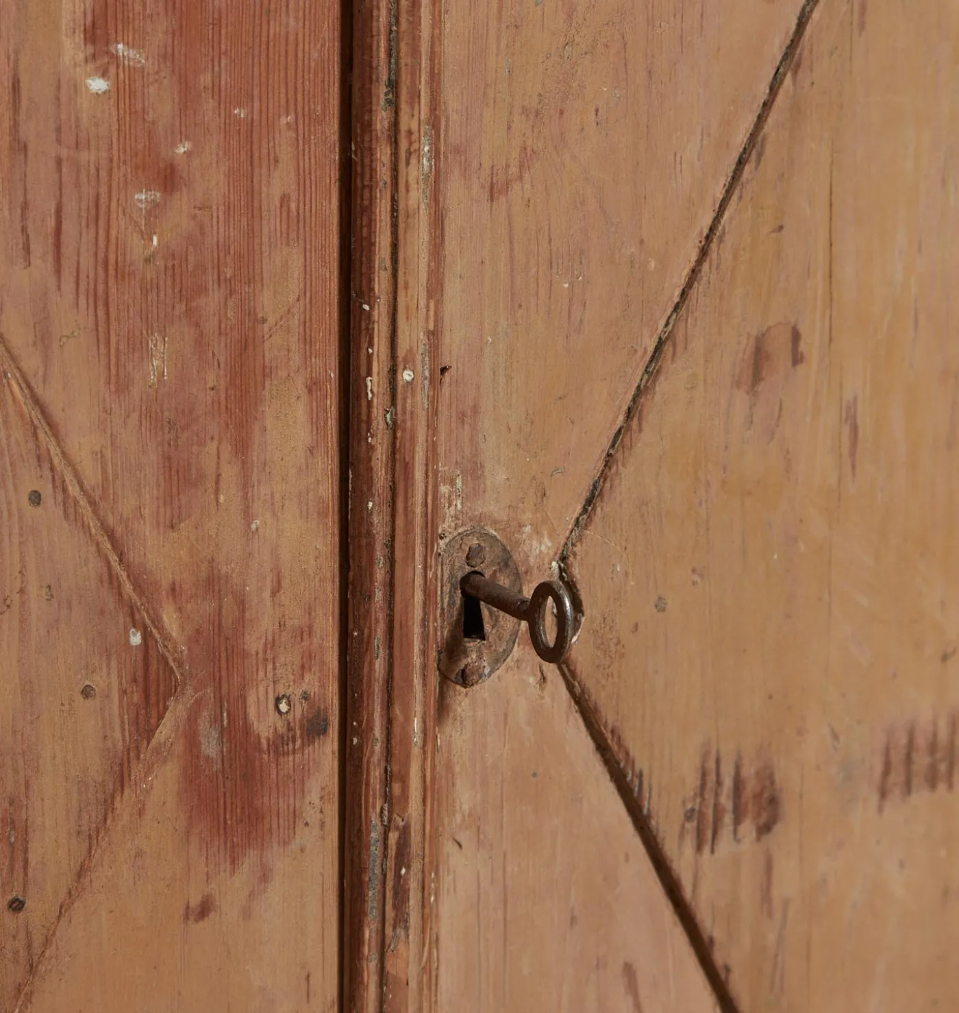 Antique Swedish Corner Cupboard
