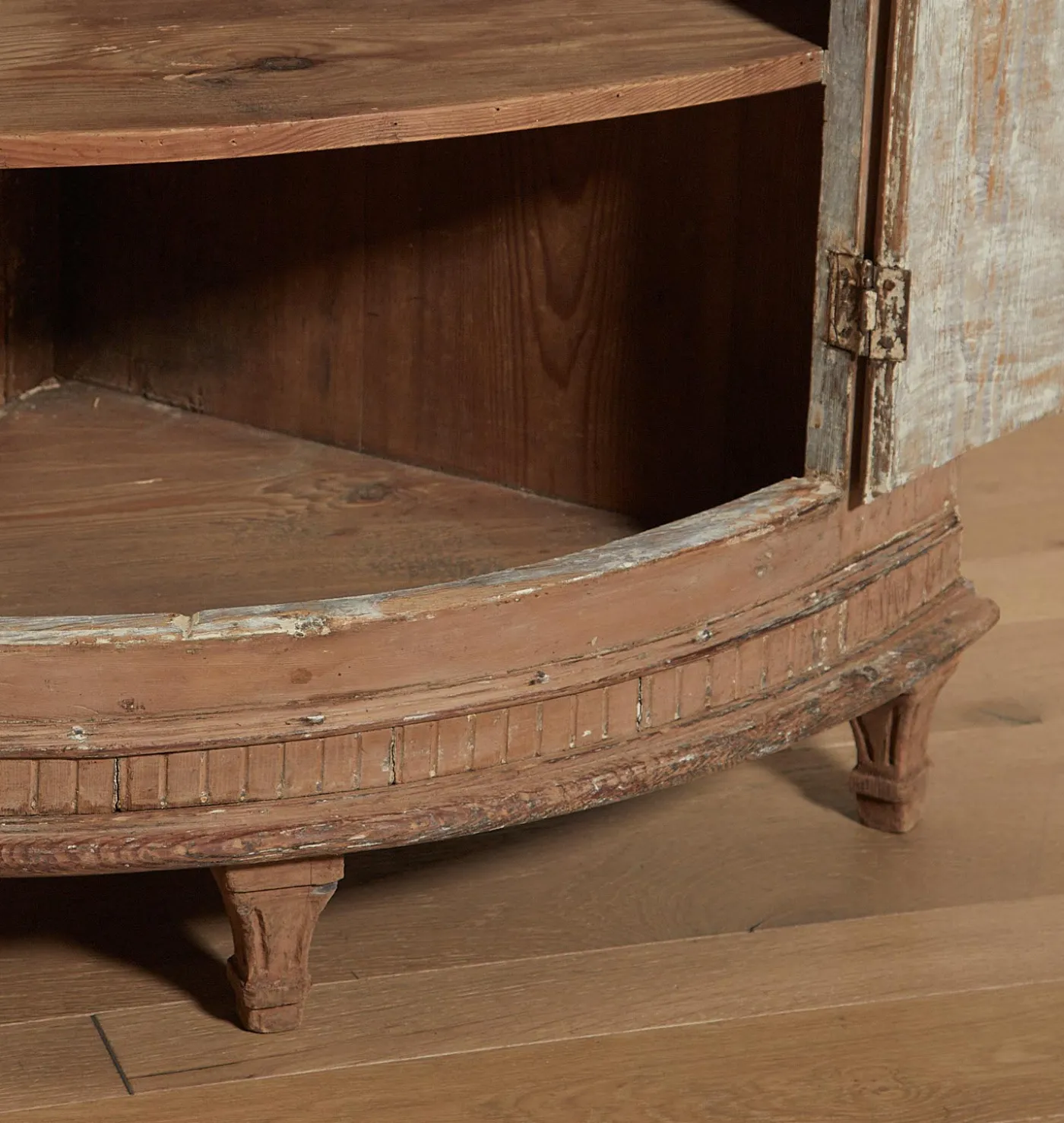 Antique Swedish Corner Cupboard