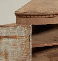 Antique Swedish Corner Cupboard