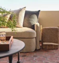 Arielle Wicker Floor Basket