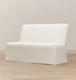 Asa Slipcovered Dining Bench