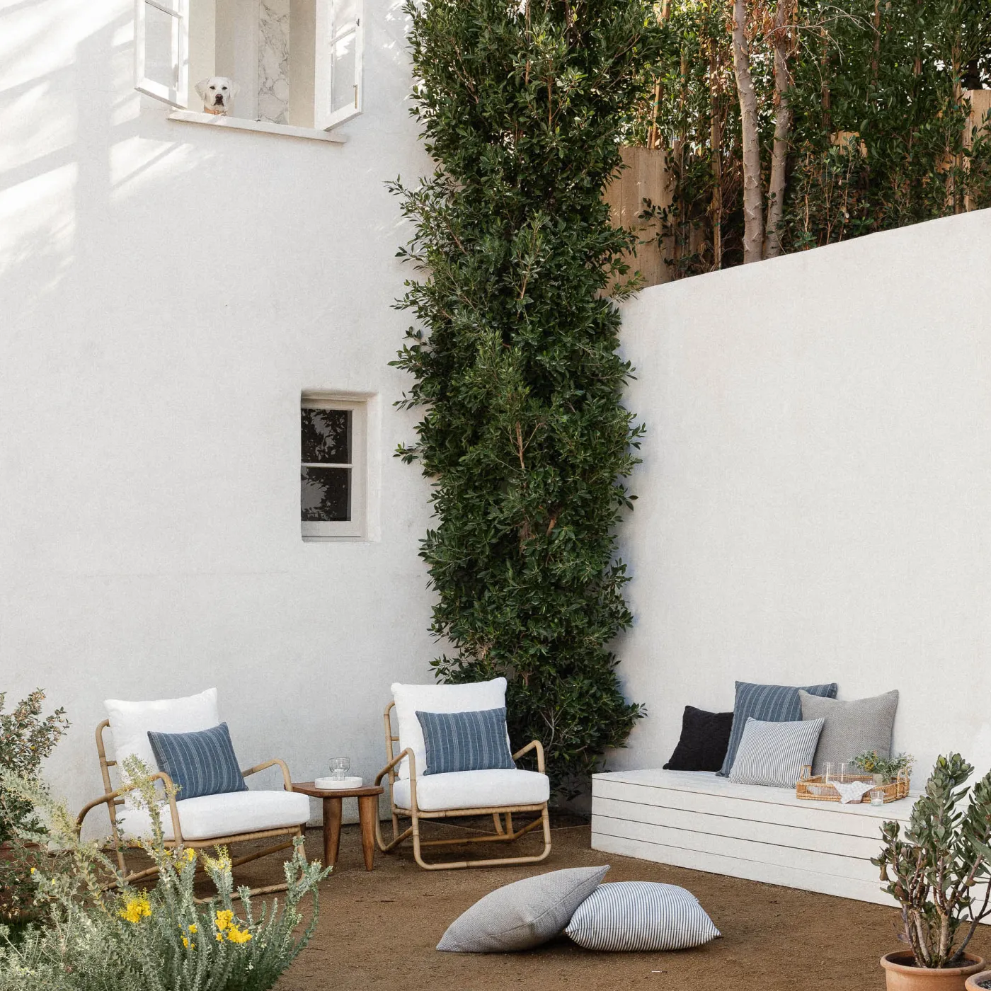 Austen Outdoor Chair Faux Rattan