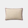 Aveline Pillow 16'' x 26'' Ivory / Wine