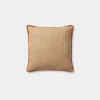 Aveline Pillow 18'' x 18'' Natural / Rust
