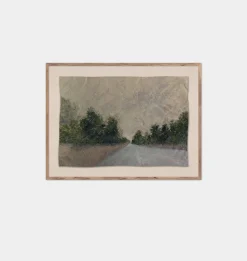 Backroads, Framed Print
