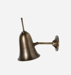 Bari Patinated Brass Sconce