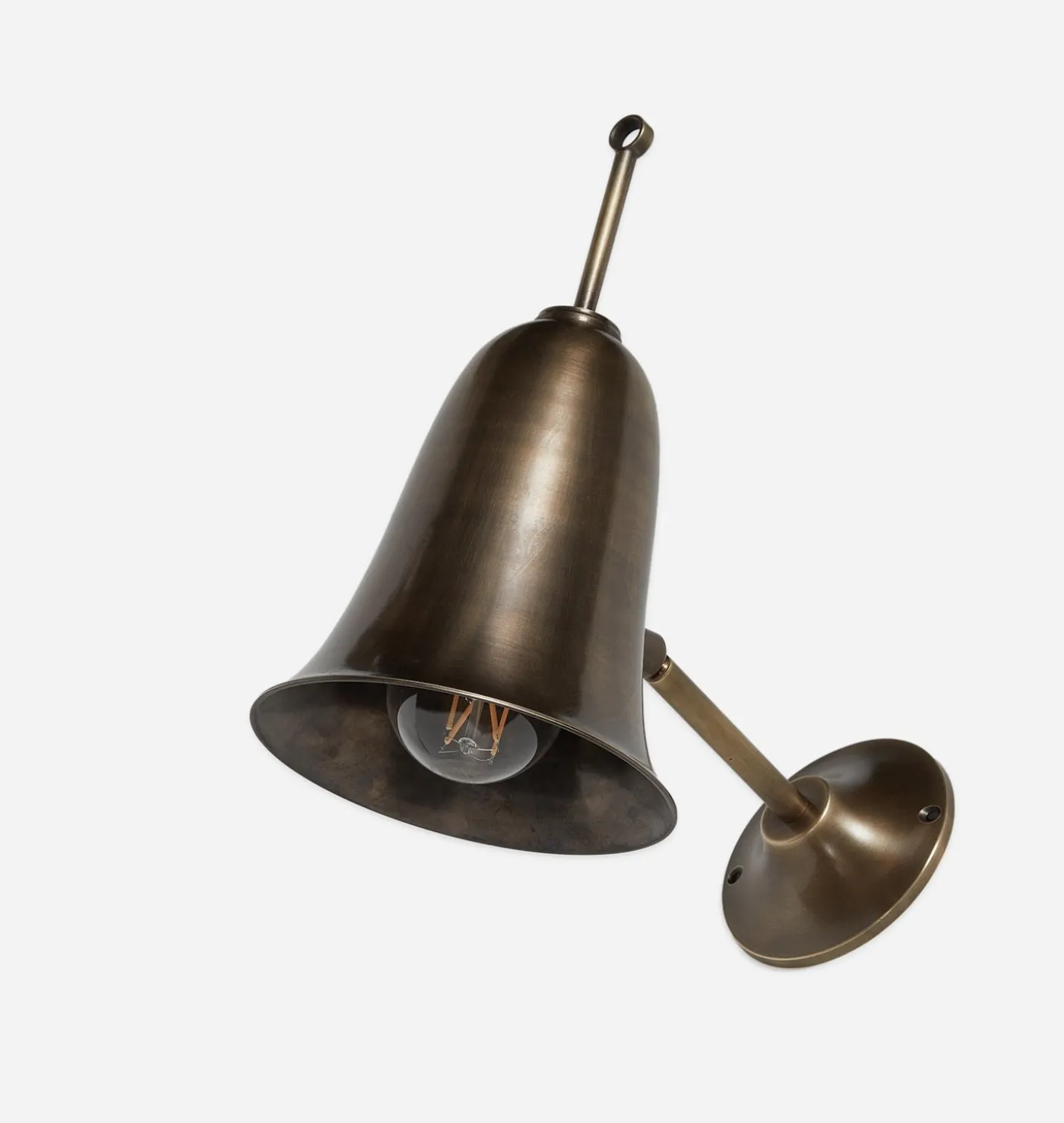 Bari Patinated Brass Sconce