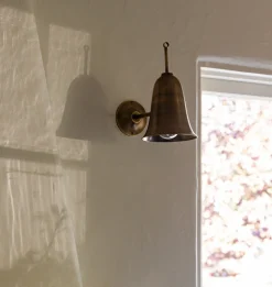 Bari Patinated Brass Sconce