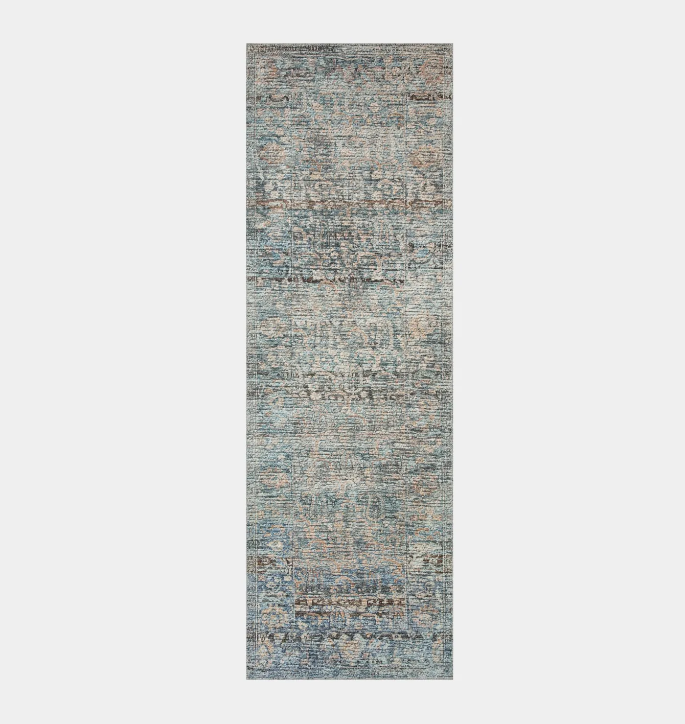 Billie BIL-05 Denim / Blush Area Rug