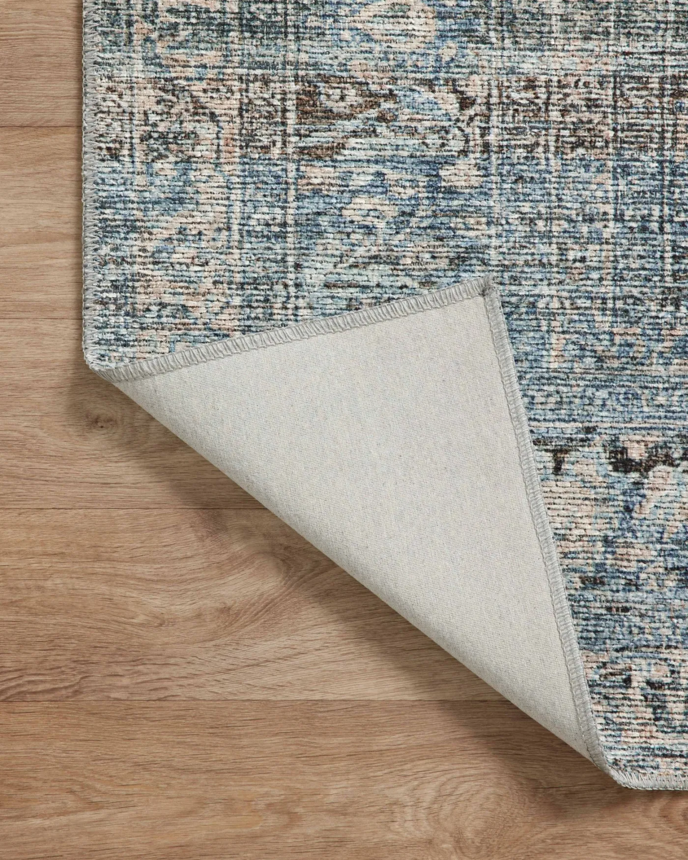 Billie BIL-05 Denim / Blush Area Rug