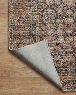 Billie BIL-01 Ink / Salmon Area Rug