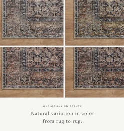 Billie BIL-01 Ink / Salmon Area Rug