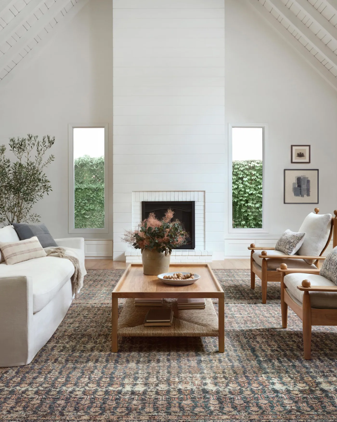 Billie BIL-02 Ocean / Brick Area Rug