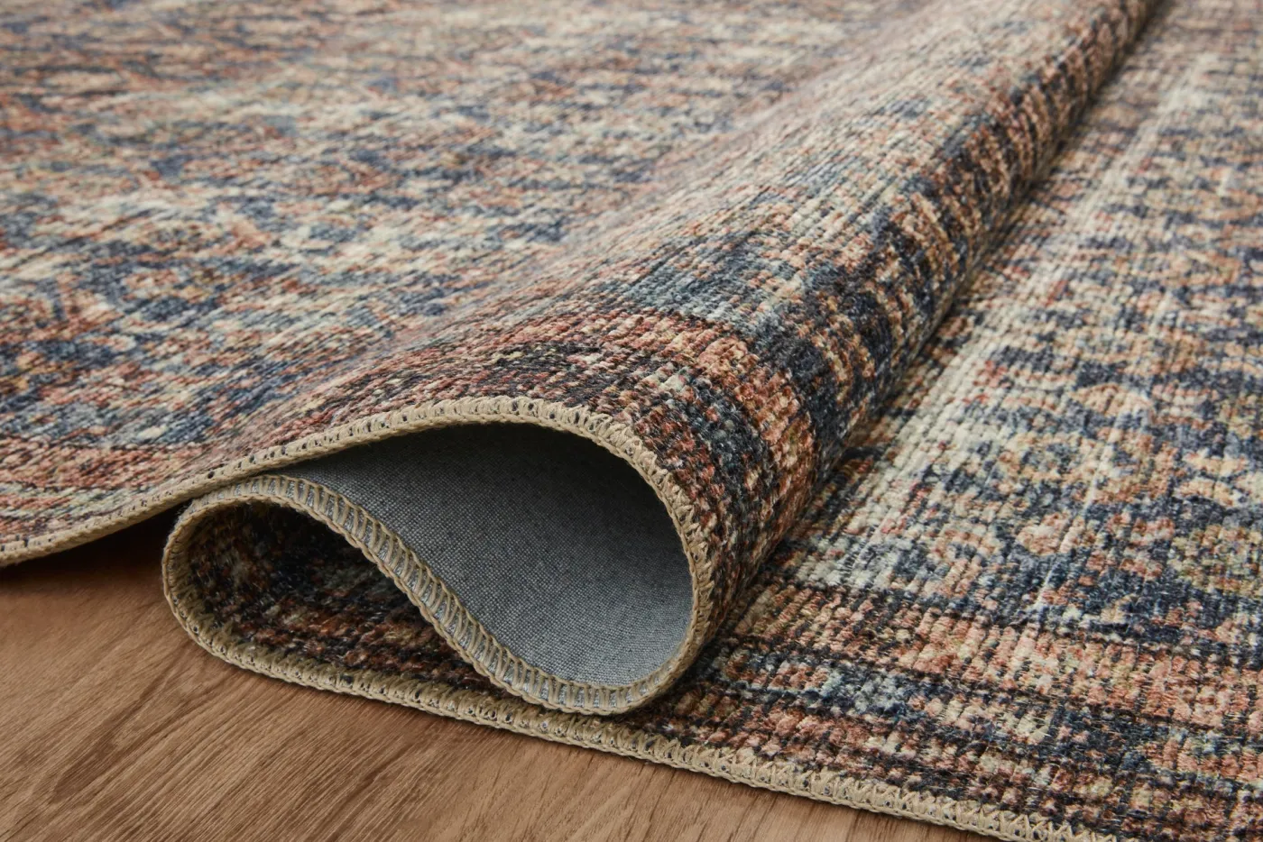 Billie BIL-02 Ocean / Brick Area Rug