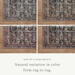 Billie BIL-02 Ocean / Brick Area Rug