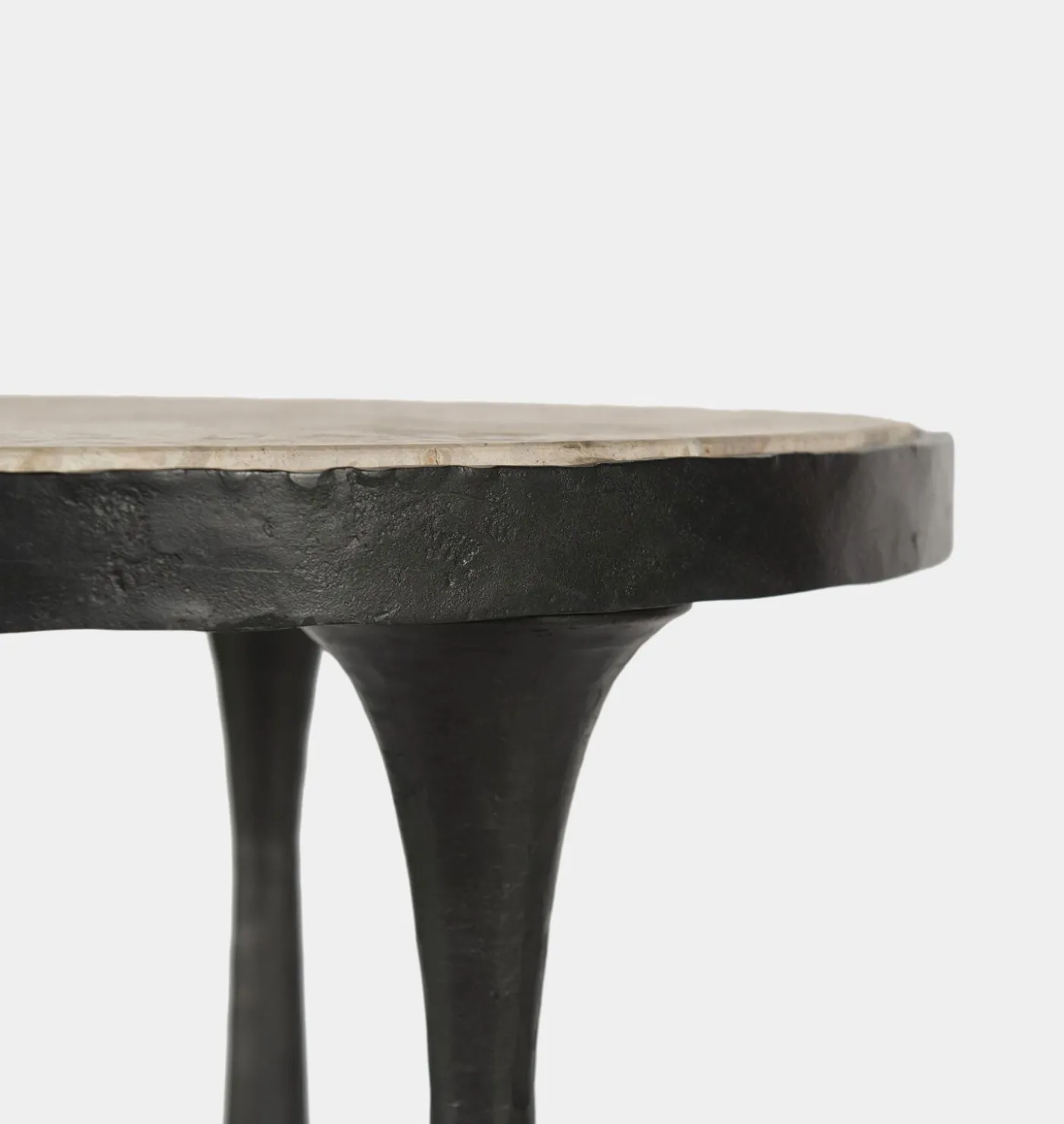 Billings Hammered Iron End Table