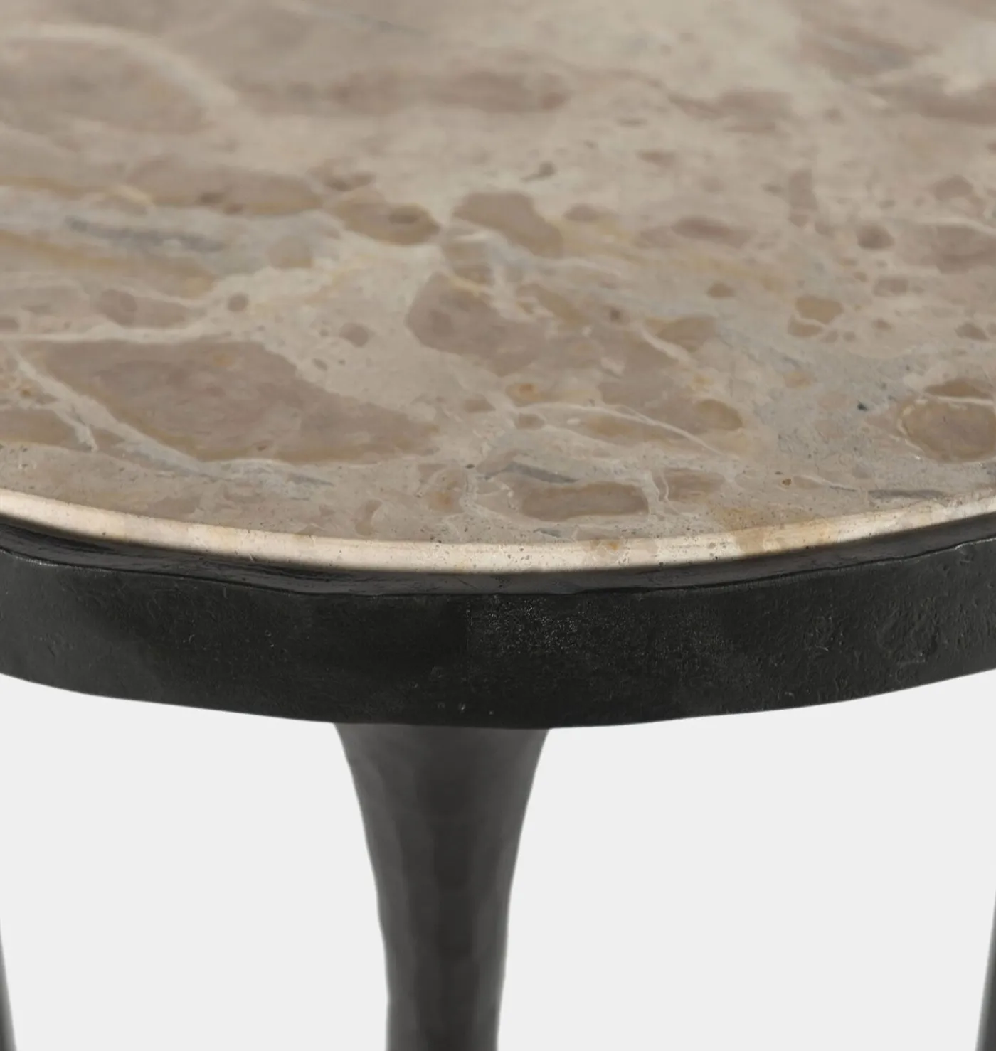 Billings Hammered Iron End Table