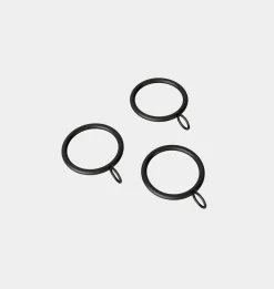 Black Curved Curtain Rod 40