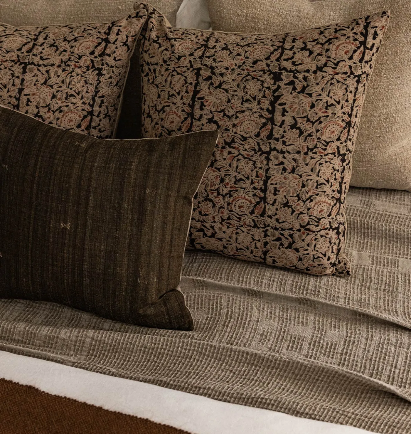 Bogolan Bed Throw Blanket
