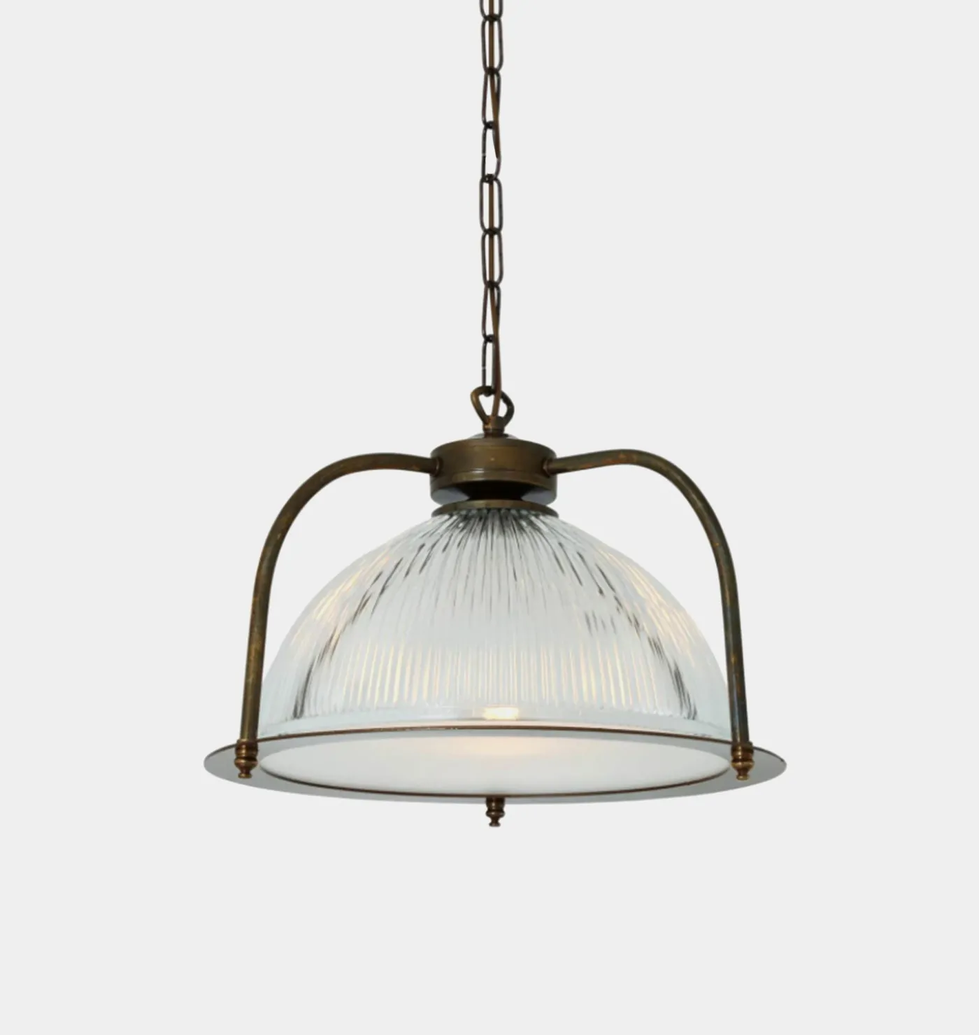 Bousta Industrial Holophane Pendant Light